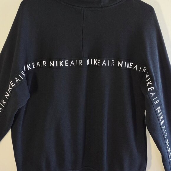 Nike Air Women's Swoosh & Call Out Hoodie Sweatshirt Size Large Urban Streetwear - Picture 3 of 9